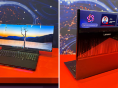 Prática na CES 2026: Lenovo lança dois novos laptops com conceito rolável, incluindo um que fica mais largo o lenovo thinkpad rolável xd