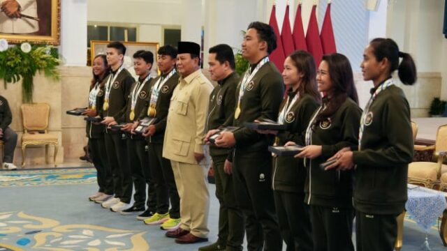 Presidente Prabowo agradece as conquistas do RI nos Jogos SEA de 2025, Ministério da Juventude e Esportes colabora com o BRI para distribuir bônus aos atletas
