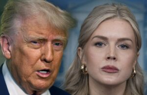 Presidente Trump ameaça processar o ‘Ass Off’ CBS News: Áudio donald-trump-Karoline-Leavitt-main-getty-1