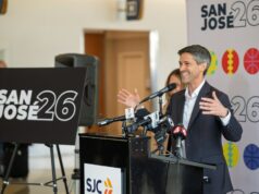 Principais doadores corporativos ajudando a financiar eventos em San Jose em torno do Super Bowl e da Copa do Mundo Principais doadores corporativos ajudando a financiar eventos em San Jose em torno do Super Bowl e da Copa do Mundo