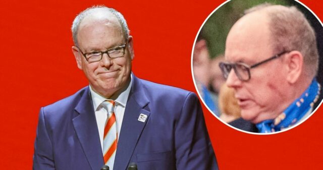 GettyImages-2256656396 Príncipe Alberto de Mônaco visto com grande cicatriz no rosto na primeira aparição pública desde procedimento médico