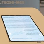 Provavelmente é a tela Fold do iPhone e parece incrível