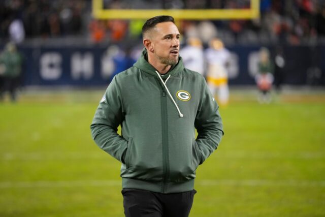 Green Bay Packers head coach Matt LaFleur