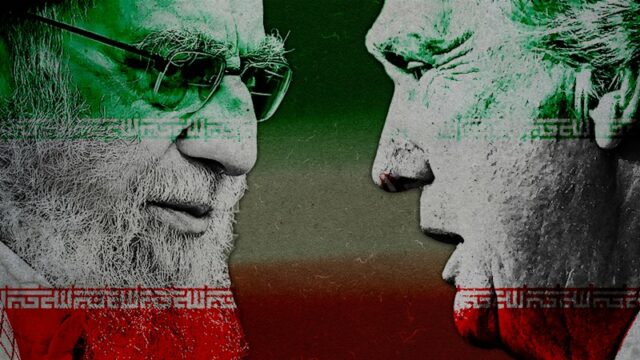 Quatro opções abertas a Trump enquanto ele tenta punir o Manifestantes antigovernamentais cantam em torno de um incêndio nas ruas de Teerã.