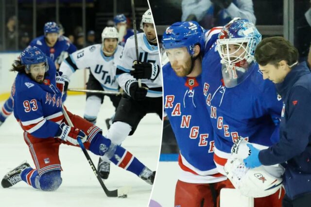 Rangers caindo para Mammoth no OT é a menor de Rangers caindo para Mammoth no OT é a menor de suas preocupações após a lesão de Igor Shesterkin