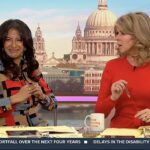 Ranvir Singh sofreu um defeito no guarda-roupa quando seu vestido foi aberto ao vivo no Good Morning Britain - deixando sua co-estrela Kate Garraway correndo para 'proteger sua modéstia'