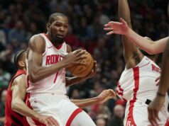 Resumo da NBA: Portland estraga a noite marcante de Durant; Tempestades de trovões passam por Grizzlies lightbox-info