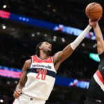 Resumo da NBA: Washington Wizards derrota Portland Trail Blazers e interrompe derrapagem de 9 jogos
