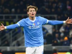 ‘Robot’ – A mídia italiana ficou maravilhada com o desempenho de Scott McTominay no Napoli x Inter Gráfico de Scott McTominay