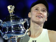 Rybakina choca Sabalenka e vence a final de tênis do Aberto da Austrália Aryna Sabalenka reage na final de simples feminino contra Elena Rybakina do Cazaquistão durante o dia 14 do Aberto da Austrália de 2026 em Melbourne Park