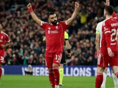Salah encerra seca de gols e Liverpool avança para as oitavas de final da Liga dos Campeões Salah encerra seca de gols e Liverpool avança para as oitavas de final da Liga dos Campeões