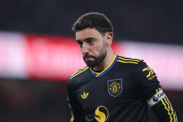 Bruno Fernandes ruge em comemoração