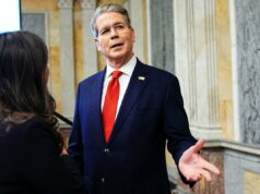 Scott Bessent reduz limites de transferência bancária no exterior em Minnesota para impedir ‘fraude não verificada’ O secretário do Tesouro dos EUA, Scott Bessent, fala em entrevista coletiva.