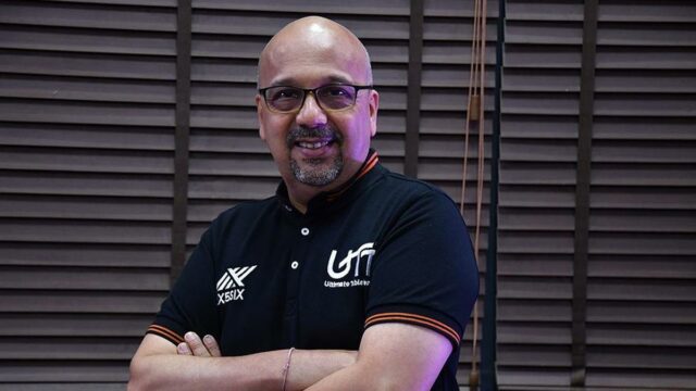 Scrimmage entre facções da Federação de Tênis de Mesa da Índia abertamente
