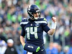 Seahawks QB Sam Darnold ganha um grande bônus por aparição no Super Bowl Sam Darnold, Seattle Seahawks quarterback
