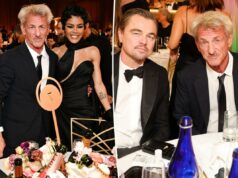 Sean Penn é pego fumando em sua mesa durante o Globo de Ouro de 2026 Sean Penn é pego fumando em sua mesa durante o Globo de Ouro de 2026