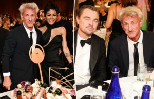 Sean Penn é pego fumando em sua mesa durante o Globo de Ouro de 2026 Sean Penn é pego fumando em sua mesa durante o Globo de Ouro de 2026