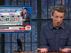 Seth Meyers assa o ‘embaraçoso’ índice de aprovação mais alto da ICE, zero | Vídeo Jogar