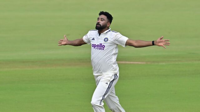 Siraj nomeado capitão de Hyderabad para as próximas partidas do Troféu Ranji contra Mumbai e Chhattisgarh
