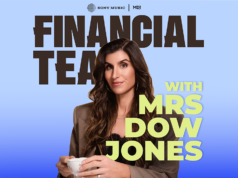 ‘Sra. Haley Sacks, da Dow Jones, lança podcast ‘Financial Tea’ com a Sony | Exclusivo Alguém tirando uma foto do letreiro de Hollywood em seu iPhone