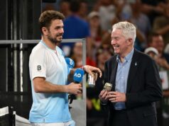 Stan Wawrinka se despede do Aberto da Austrália com torradas recheadas de cerveja Stan Wawrinka se despede do Aberto da Austrália com torradas recheadas de cerveja