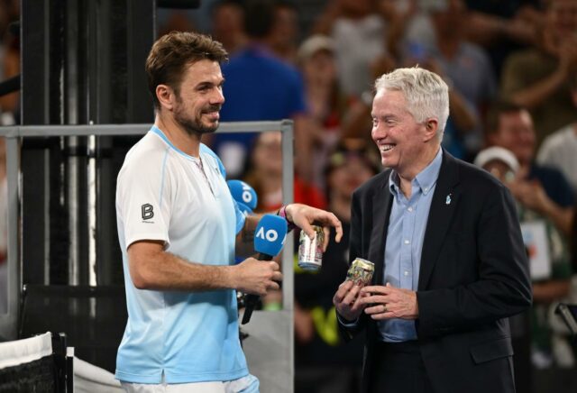 Stan Wawrinka se despede do Aberto da Austrália com torradas recheadas de cerveja
