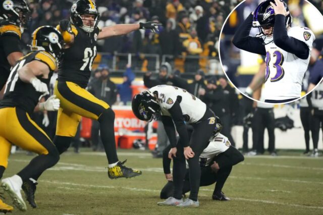 Steelers vencem AFC North depois que Tyler Loop dos Ravens perde o field goal nos segundos finais para encerrar o clássico instantâneo
