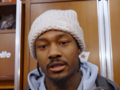 Stefon Diggs e Christian Barmore falam à mídia pela primeira vez desde que as acusações foram apresentadas 010226 Stefon Diggs Kal