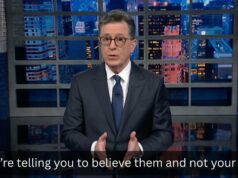 Stephen Colbert condena a reação da administração Trump ao tiroteio no ICE Stephen Colbert condena a reação da administração Trump ao tiroteio no ICE