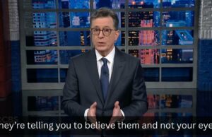 Stephen Colbert condena a reação da administração Trump ao tiroteio no ICE Stephen Colbert condena a reação da administração Trump ao tiroteio no ICE