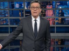 Stephen Colbert eviscera a patrulha da fronteira por bancar a vítima do tiroteio fatal de Alex Pretti | Vídeo Stephen Colbert eviscera a patrulha da fronteira por bancar a vítima do tiroteio fatal de Alex Pretti | Vídeo