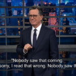 Stephen Colbert zomba alegremente das baixas classificações recordes de Trump no Kennedy Center Honors