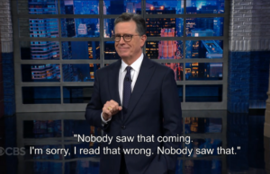 Stephen Colbert zomba alegremente das baixas classificações recordes de Trump no Kennedy Center Honors Stephen Colbert zomba alegremente das baixas classificações recordes de Trump no Kennedy Center Honors