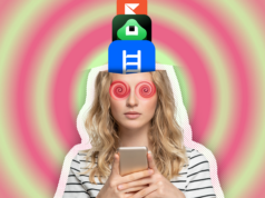 Substituí minha rolagem compulsiva por esses aplicativos – e minha atenção realmente se recuperou Uma lixeira vermelha na tela de um smartphone com ícones de aplicativos excluídos ao redor, incluindo YouTube, Instagram, Facebook, X e Amazon