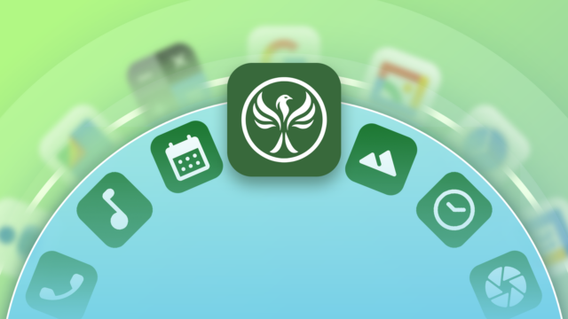 Logotipo do Google Fotos cercado por ícones que representam recursos de pesquisa, vídeo e edição mágica.