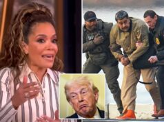 Sunny Hostin chama captura de Maduro de ‘sequestro’ e acusa EUA de ‘pirataria’ Nicolas Maduro e sua esposa, Cilia Flores, são vistos algemados após pousarem em um heliporto de Manhattan, escoltados por agentes federais fortemente armados, enquanto entram em um carro blindado a caminho de um tribunal federal em Manhattan, em 5 de janeiro de 2026, na cidade de Nova York