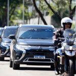 Doctor Brasil Caiado speaks about Bolsonaro's condition at a news conference.