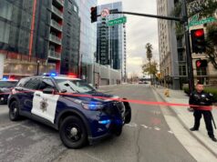 Suspeito morto, policial hospitalizado em tiroteio policial no centro de San Jose Suspeito morto, policial hospitalizado em tiroteio policial no centro de San Jose