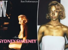 Sydney Sweeney cobre a revista W com nada além de pintura corporal dourada Sydney Sweeney cobre a revista W com nada além de pintura corporal dourada
