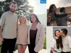 Sydney Sweeney sorri ao conhecer as sobreviventes do 7 de outubro, Noa Argamani e Avinatan Ou: ‘Não apenas os jeans que caem bem, são os valores também’ Sydney Sweeney sorri ao conhecer as sobreviventes do 7 de outubro, Noa Argamani e Avinatan Ou: 'Não apenas os jeans que caem bem, são os valores também'