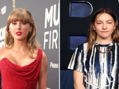 Taylor Swift brilha com vestido dourado no casamento de ano novo de Este Haim GettyImages-460390930-Taylor.jpg