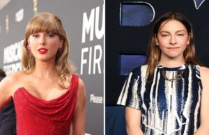 Taylor Swift brilha com vestido dourado no casamento de ano novo de Este Haim GettyImages-460390930-Taylor.jpg