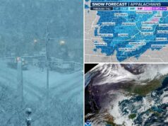 Tempestade extensa no meio da semana para trazer neve a pelo menos 25 estados na explosão de inverno Tempestade extensa no meio da semana para trazer neve a pelo menos 25 estados na explosão de inverno