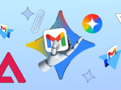 Tentei deixar Gêmeos escrever meus e-mails por uma semana – eis por que tive que intervir Uma mulher sentada em um sofá usando o telefone, cercada pelos logotipos do Gmail, Drive, Docs, YouTube e Gemini.