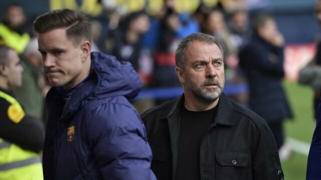 Ter Stegen será emprestado ao Girona: Flick, técnico do Barça
