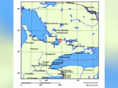 Terremoto de magnitude 3,7 sacode sul e centro de Ontário Ícone de conversão de texto em fala
