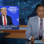 The Daily Show on Trumps Groenlândia exige em Davos: "Apenas diga não a esse homem"