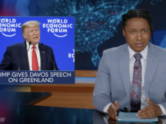 The Daily Show on Trumps Groenlândia exige em Davos: “Apenas diga não a esse homem” The Daily Show on Trumps Groenlândia exige em Davos: "Apenas diga não a esse homem"