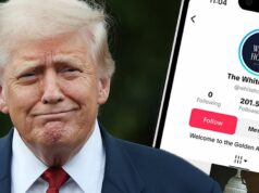 TikTok fecha acordo para evitar proibição dos EUA um dia antes do prazo de Trump O presidente Donald Trump e a conta TikTok da Casa Branca.