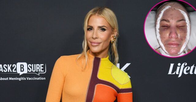 Listagem de milhões de dólares, Tracy Tutor mostra seu rosto enfaixado e machucado em uma foto em progresso após o pescoço e o lifting facial